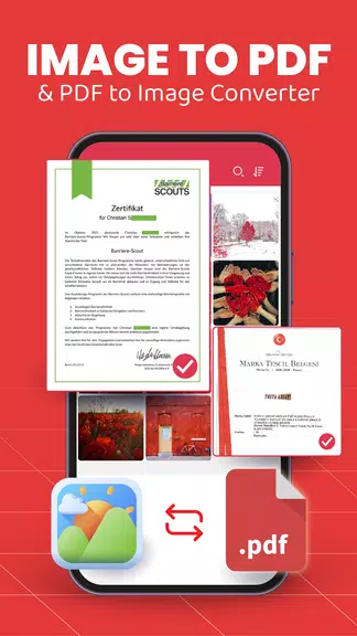 Image to PDF: PDF Converter ဖန်သားပြင်ဓာတ်ပုံ 1