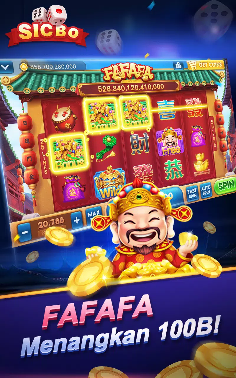 SicBo Casino Dice Game 螢幕截圖 0