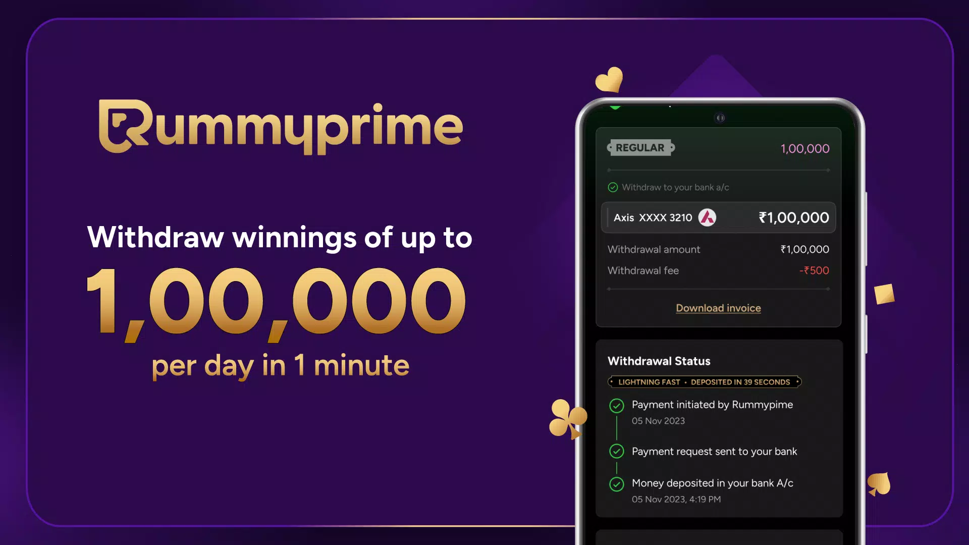 Schermata RummyPrime - Rummy Cash Game 0