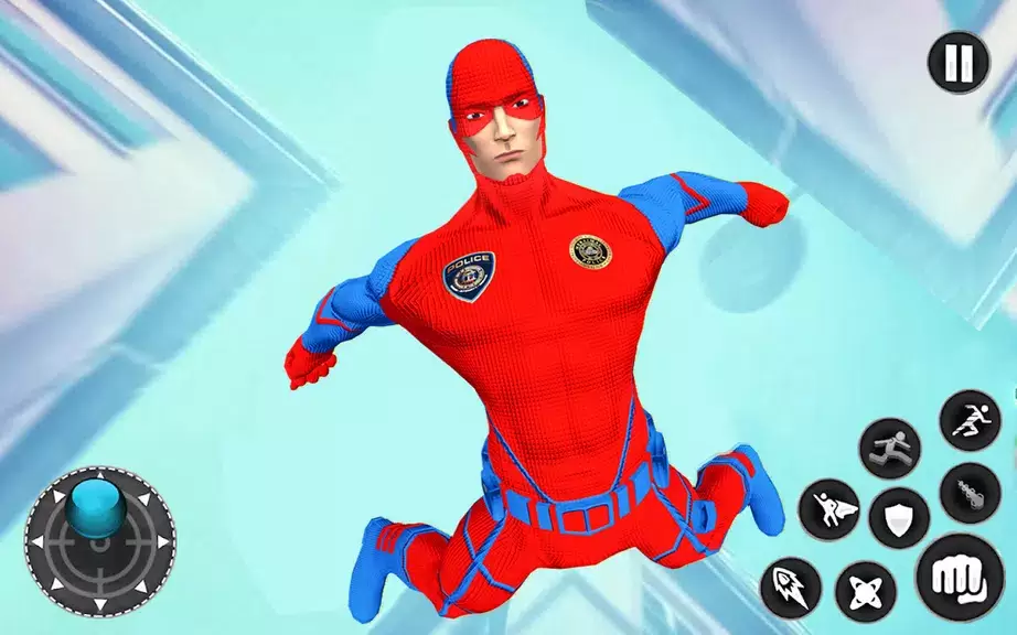 Captain Super Hero Man Game 3D 스크린샷 0