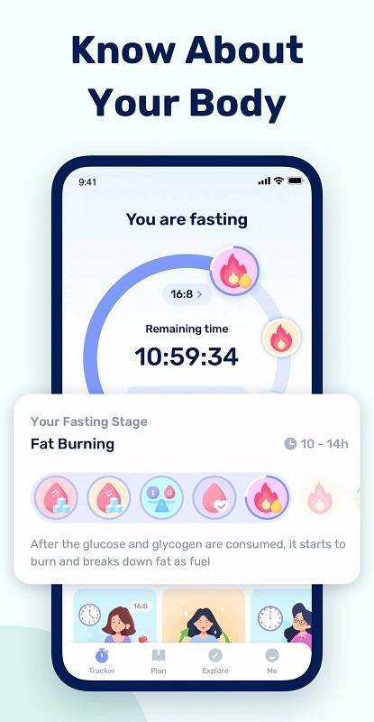 GoFasting Intermittent Fasting Captura de pantalla 3