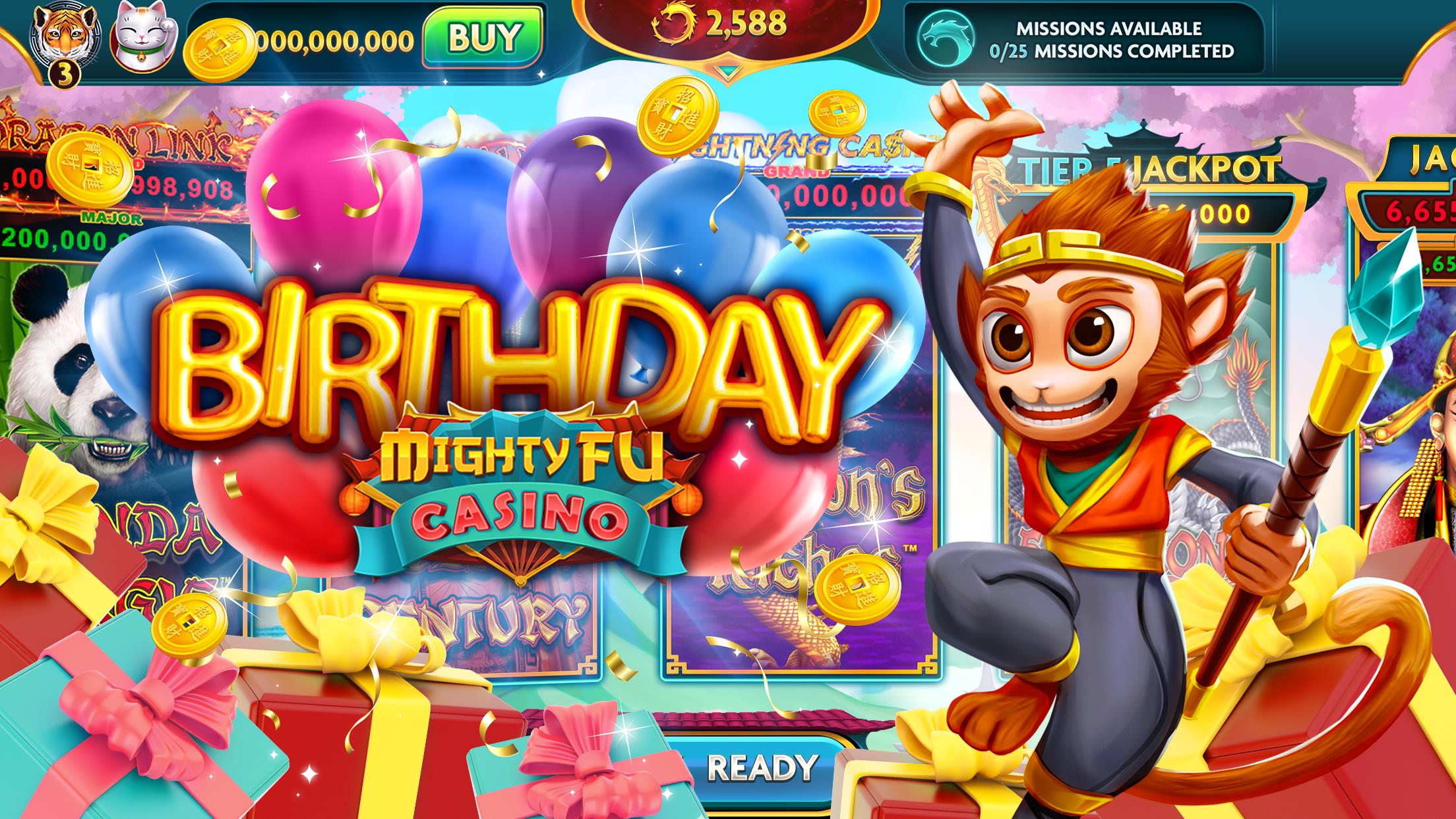 Mighty Fu Casino - Slots Game Скриншот 1