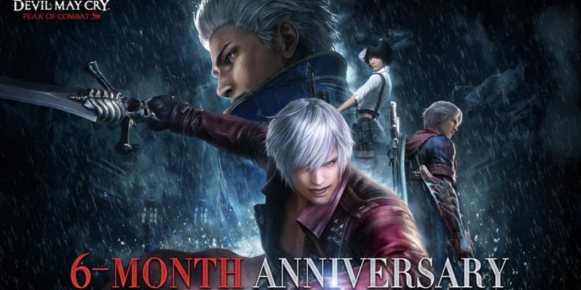 Devil May Cry: Peak of Combat\'s six-month anniversary event starts soon