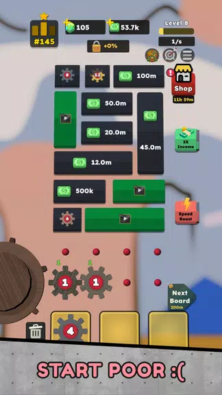 Idle Gear Factory Tycoon 螢幕截圖 0