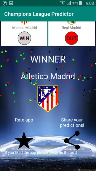 Champions Football Predictor Скриншот 2