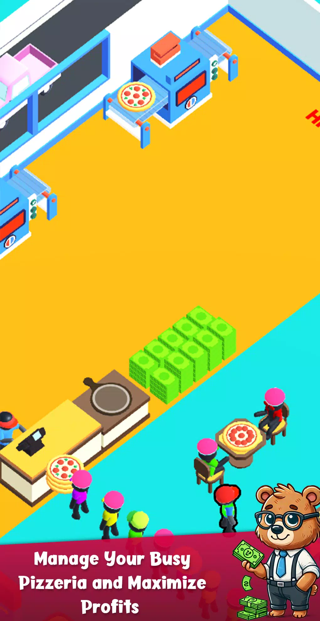 Bear Pizza Maker:Cooking Games 螢幕截圖 2