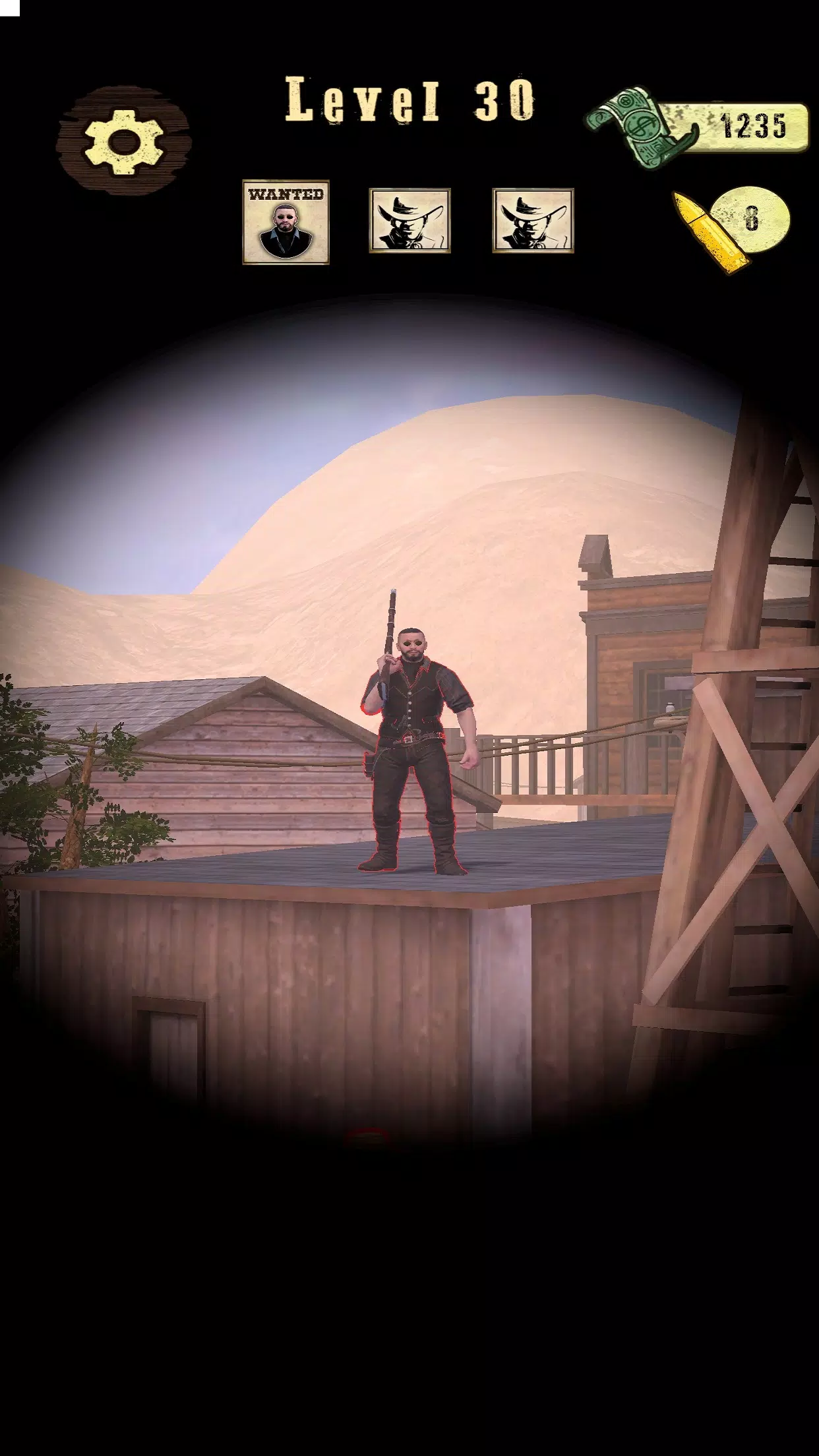 Wild West Sniper ภาพหน้าจอ 0