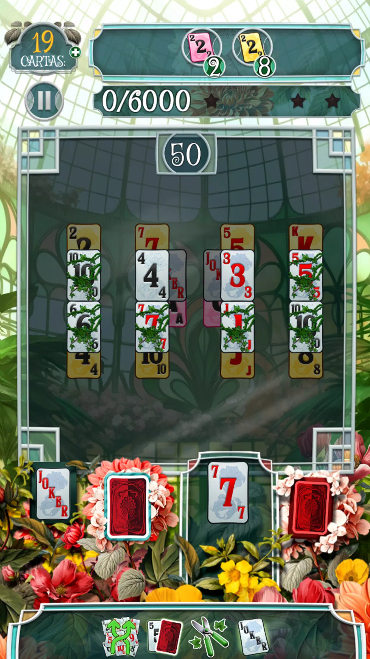 Greenhouse Solitaire TriPeaks ภาพหน้าจอ 0