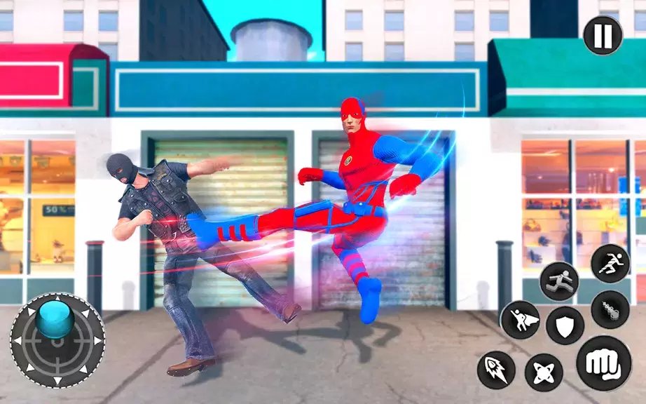 Captain Super Hero Man Game 3D Captura de pantalla 3