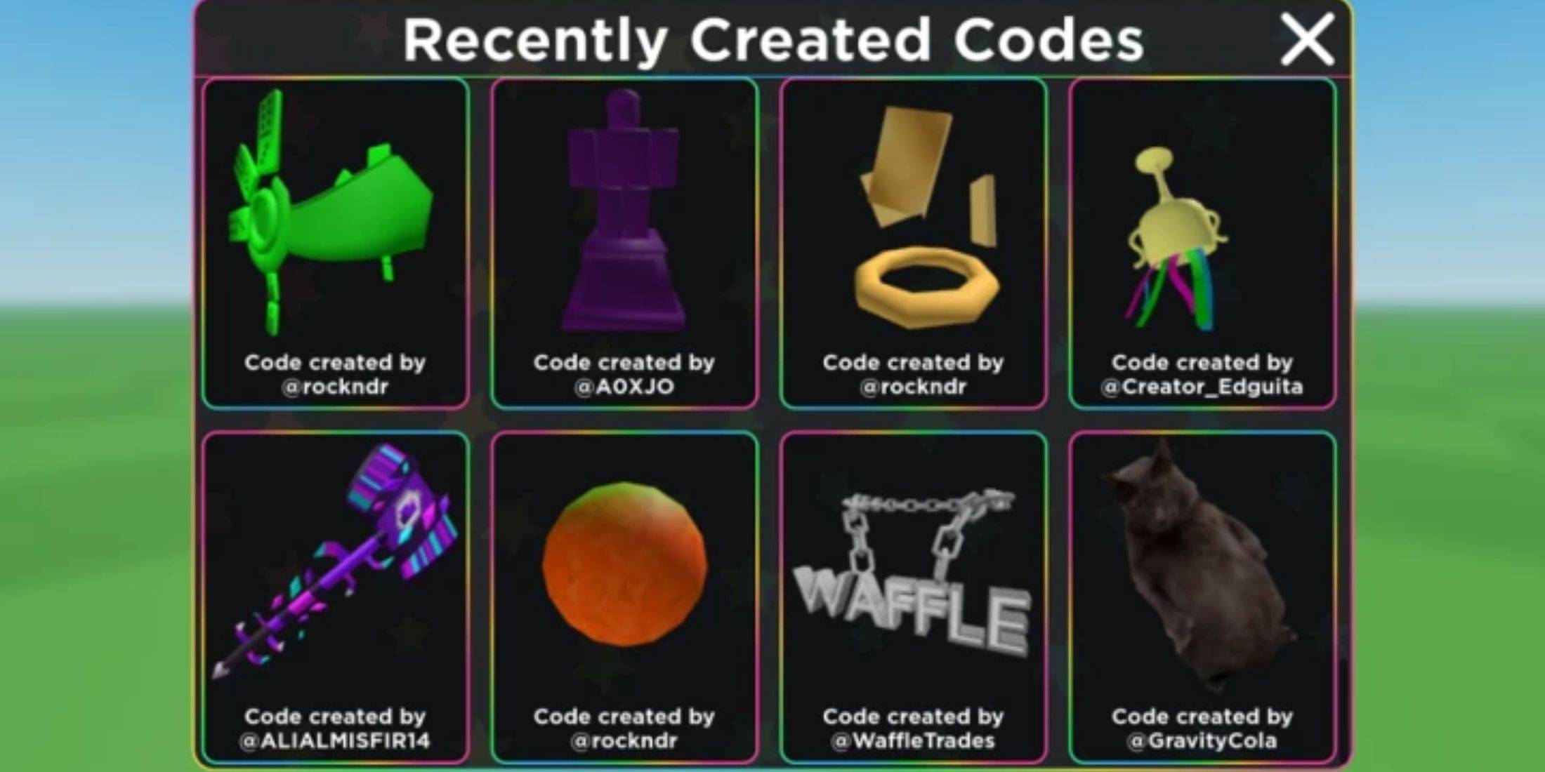 Roblox: UGC Limited Codes (styczeń 2025)