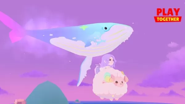 Dreamland一起在游戏中介绍：紫色的天空，闪亮的鲸鱼