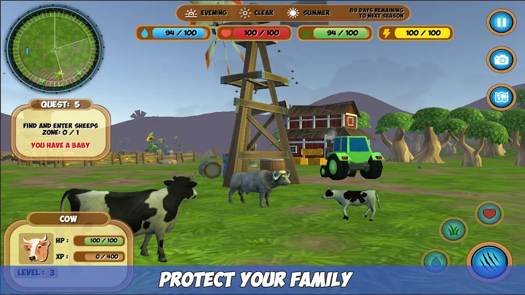 Cow Simulator ภาพหน้าจอ 0