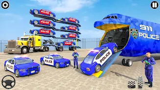 Police Transport Car Parking Screenshot 1