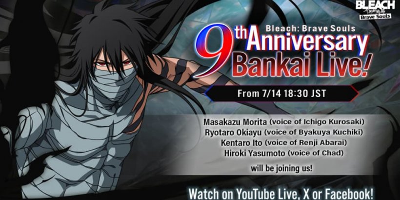 Bleach: Brave Souls celebra el noveno aniversario con un evento de transmisión en vivo