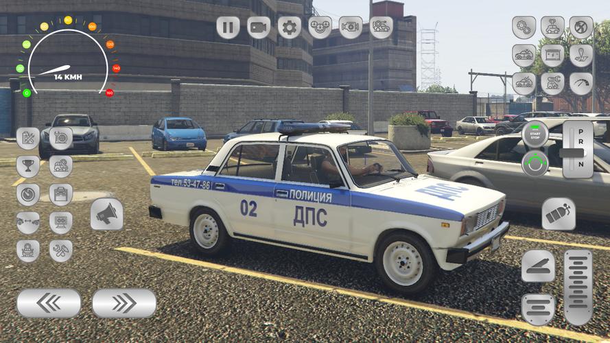 Русская полиция: Жигули гонки 螢幕截圖 3