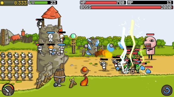 Grow Castle Tower Defense ဖန်သားပြင်ဓာတ်ပုံ 1