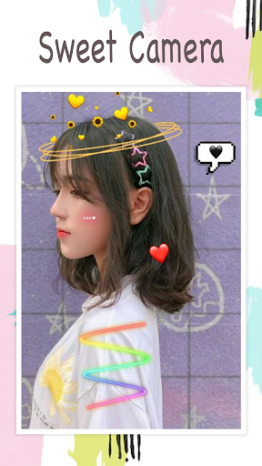 Live face sticker sweet camera 스크린샷 2