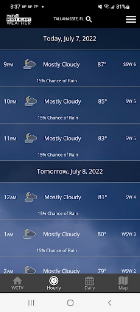 WCTV First Alert Weather Скриншот 0
