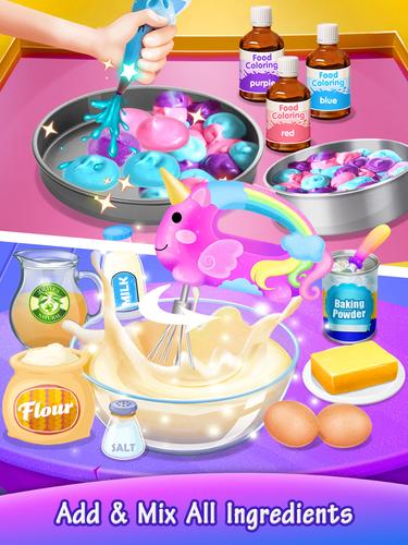 Galaxy Unicorn Cake 螢幕截圖 0