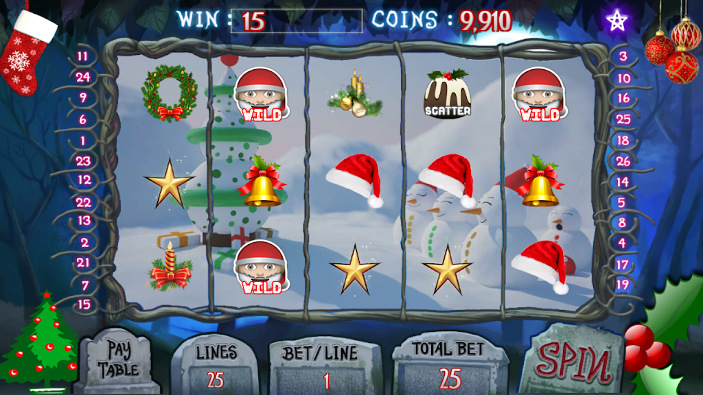 Christmas Jackpot : Real Casino Slot Master 777 Captura de tela 2