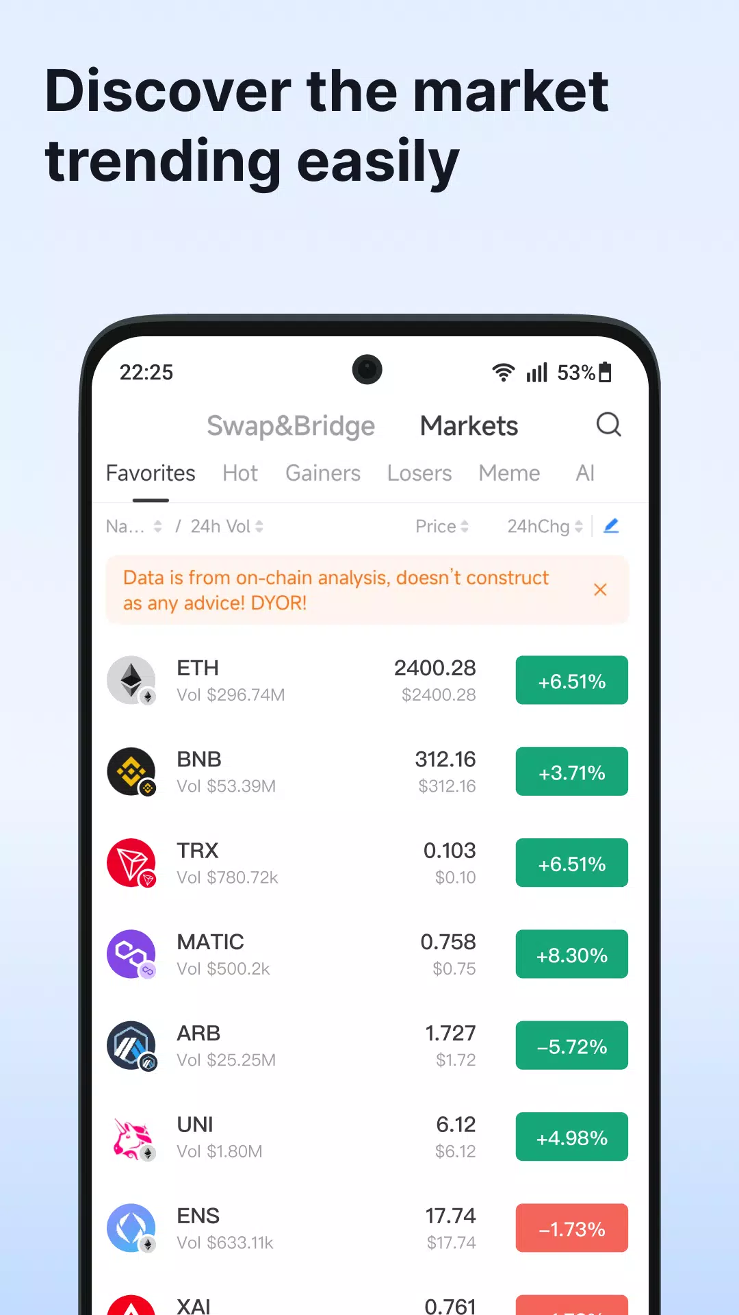 Schermata TokenPocket 2