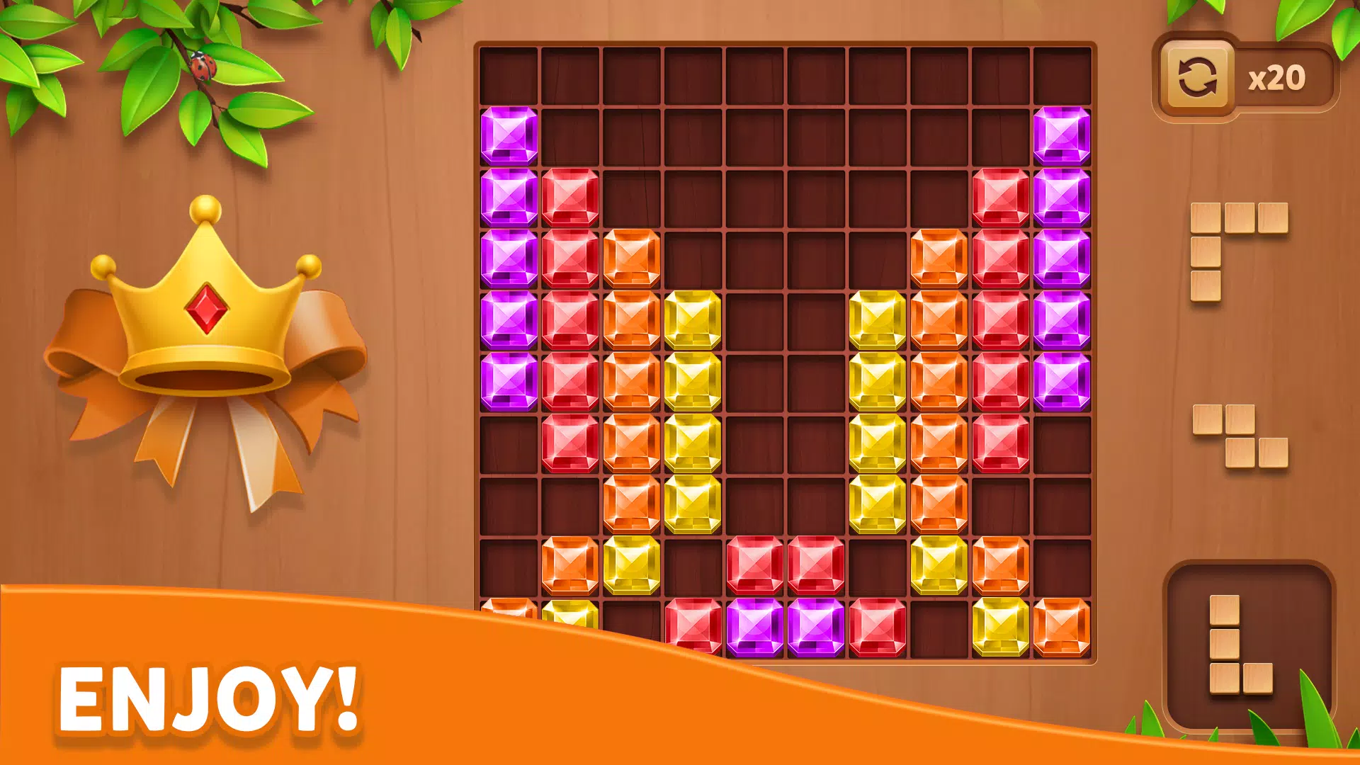 Cube Block - Woody Puzzle Game 螢幕截圖 3