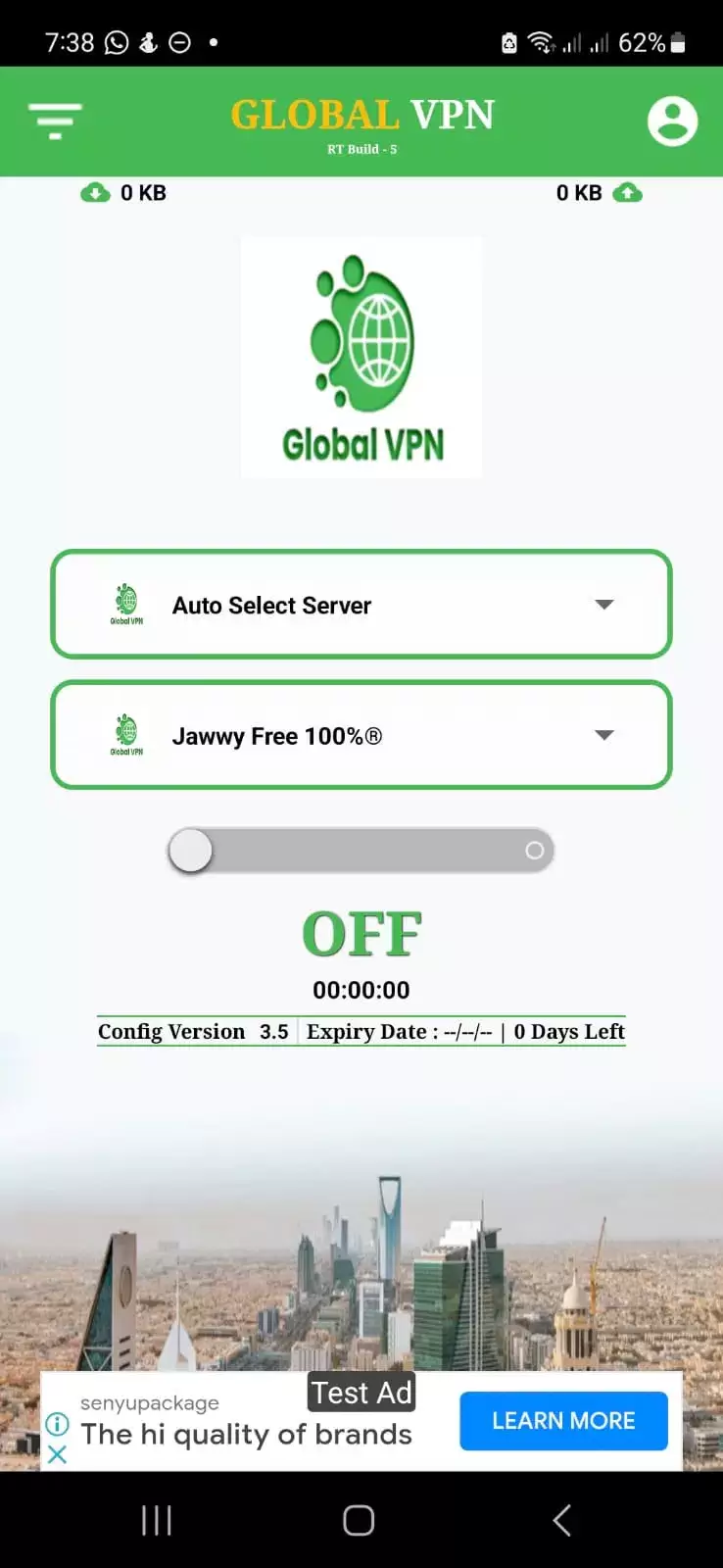 Global VPN Tangkapan skrin 2