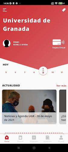 UGR App Universidad de Granada 螢幕截圖 1