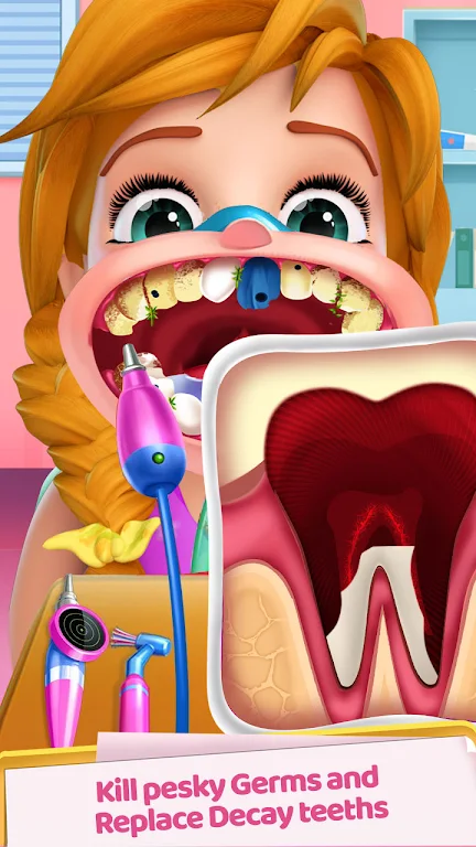 Crazy Dentist Fun Doctor Games ภาพหน้าจอ 2