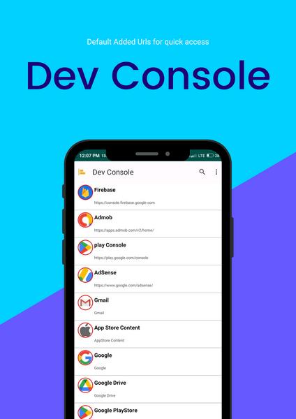 Dev Console Captura de pantalla 1