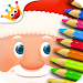 Coloring book Christmas Games