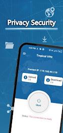 Tropical VPN - Safe & Secure Ảnh chụp màn hình 0