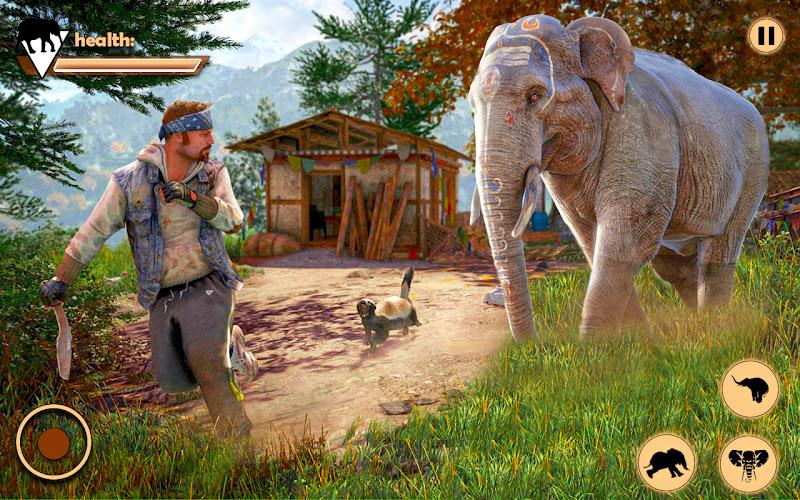 Elephant Simulator Animal Game Schermafbeelding 0