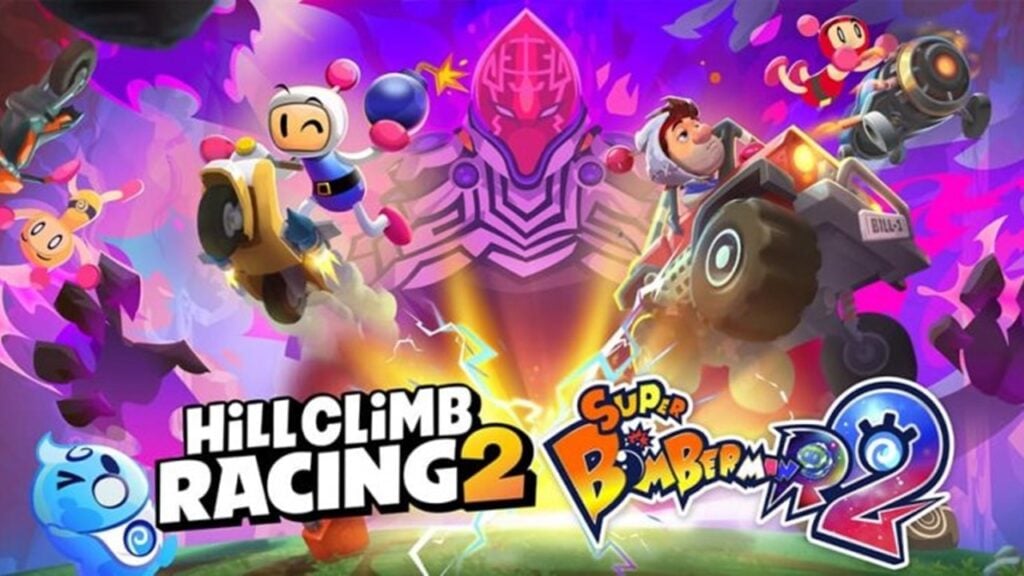 Super Bomberman R 2 komt naar Hill Climb Racing 2!