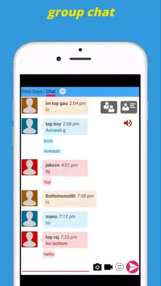 Gay Chat App & Gay Dating App Ekran Görüntüsü 2