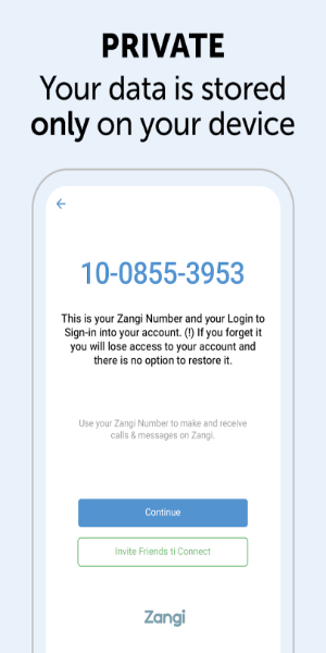 Zangi Private Messenger 螢幕截圖 0