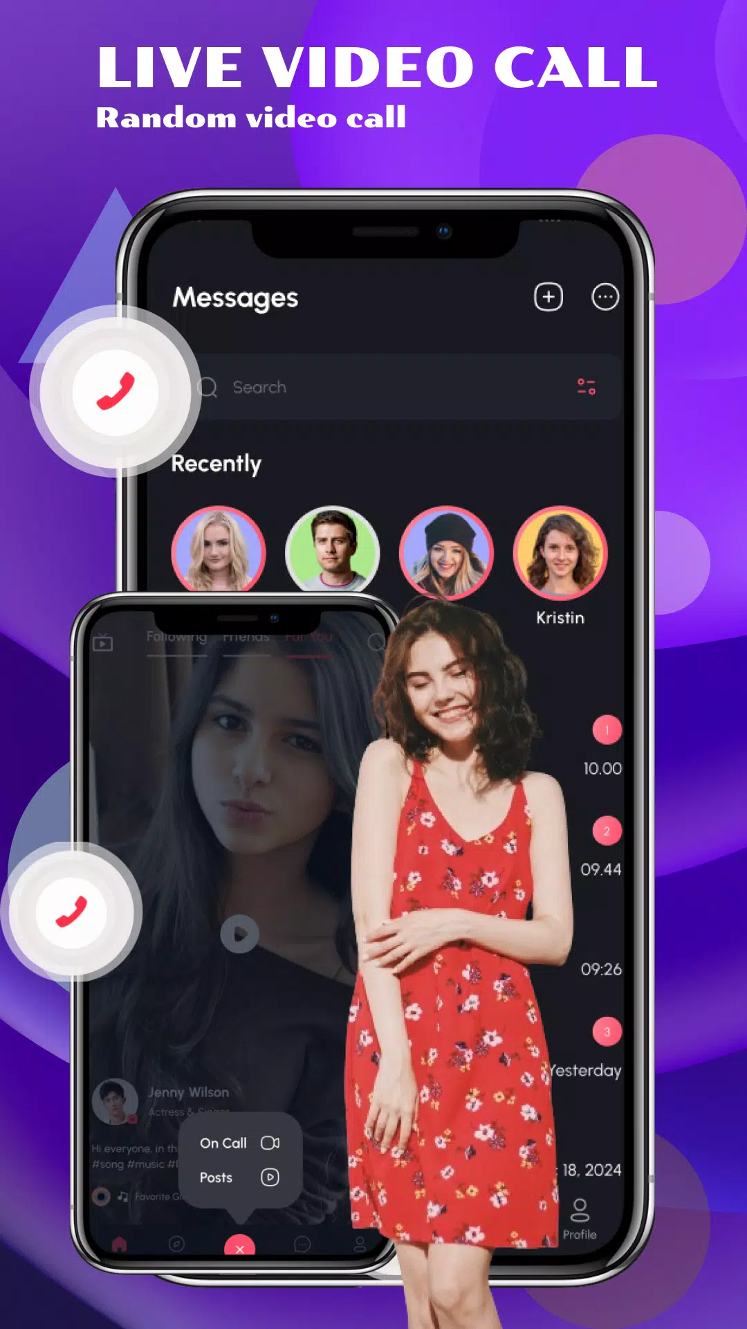 Sexy Video Call & Chat Random Capture d'écran 2