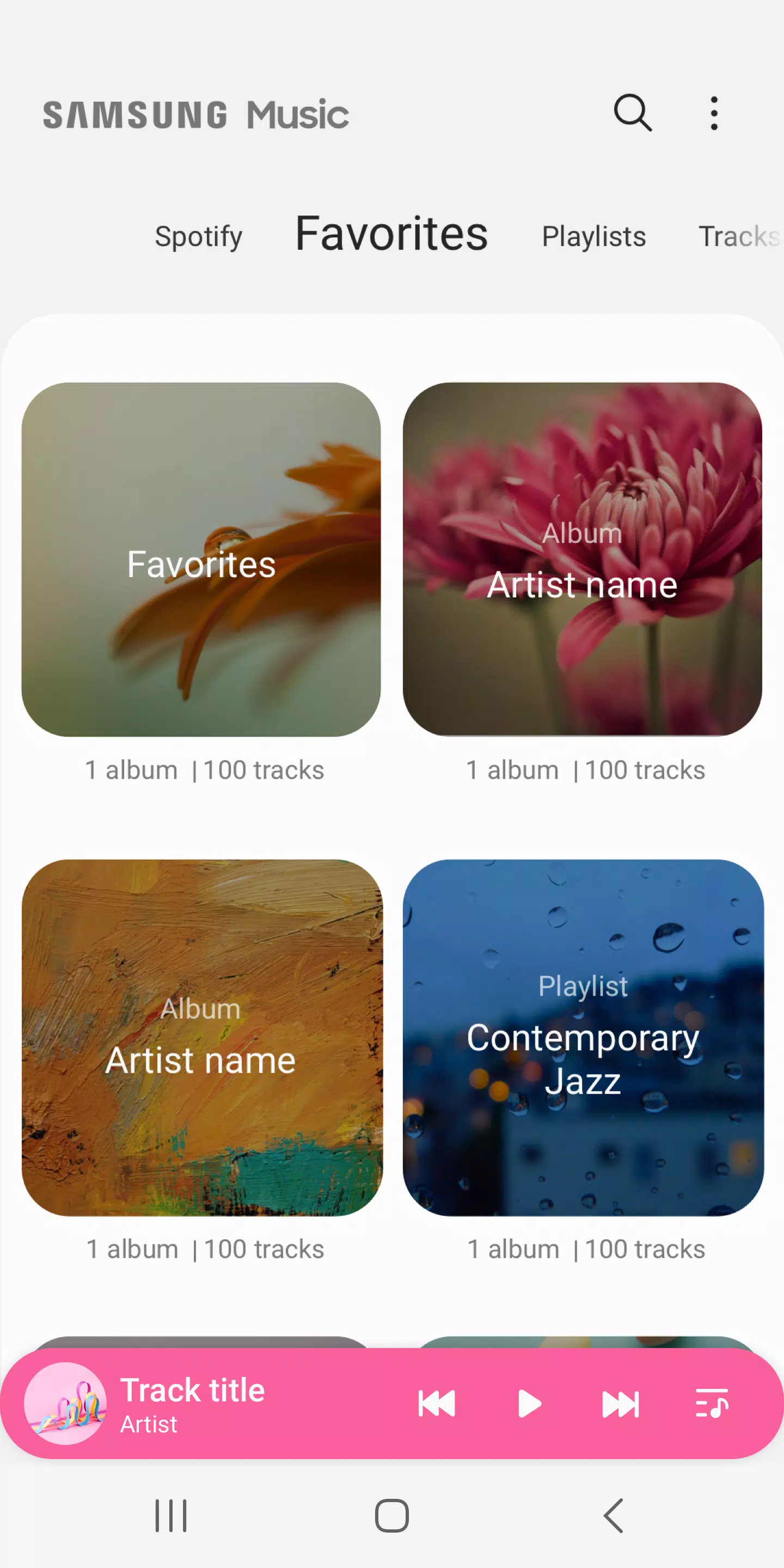 Samsung Music 螢幕截圖 2