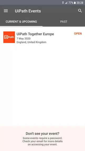 UiPath Events Captura de tela 1