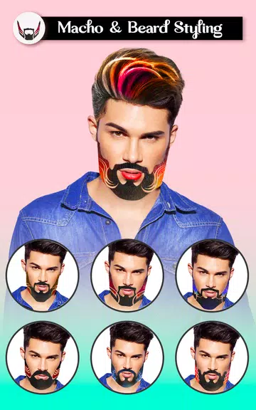 Macho - Man makeover app & Pho Zrzut ekranu 2