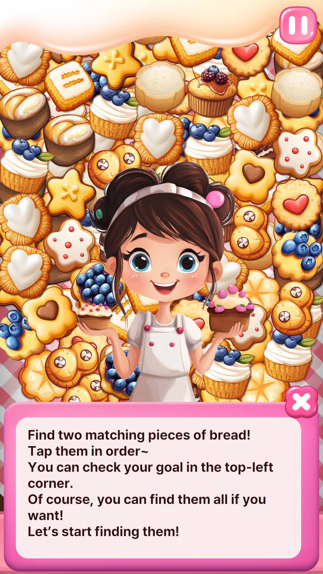 Match Puzzle 1+1 Bakery ဖန်သားပြင်ဓာတ်ပုံ 1