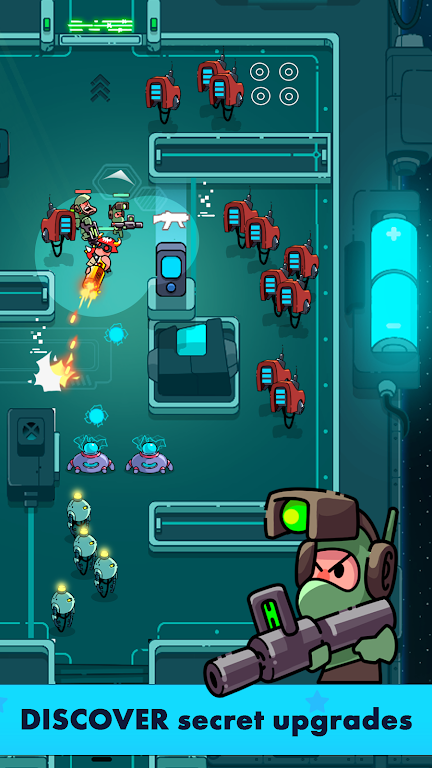 Space Squad: Crash Robots Zrzut ekranu 0