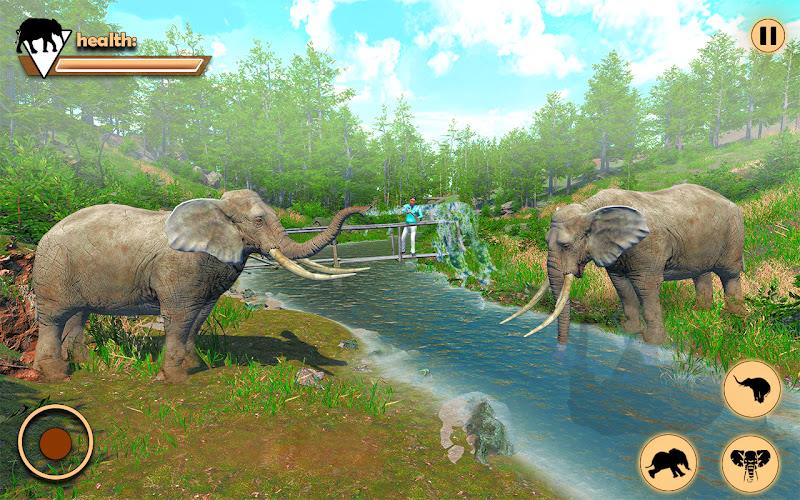 Elephant Simulator Animal Game Schermafbeelding 3