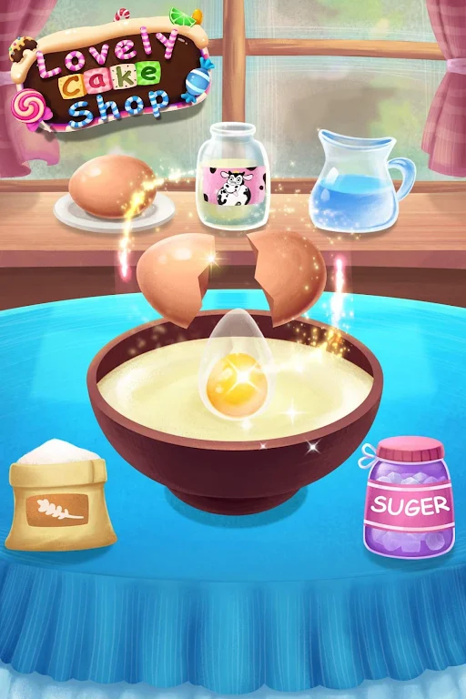 Lovely Cake Shop: Kids Game English Screenshot 1