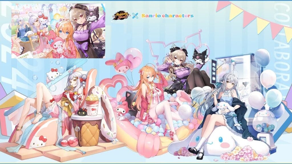 Милая коллаборация: Mahjong Soul украшает персонажей Sanrio очаровательными нарядами