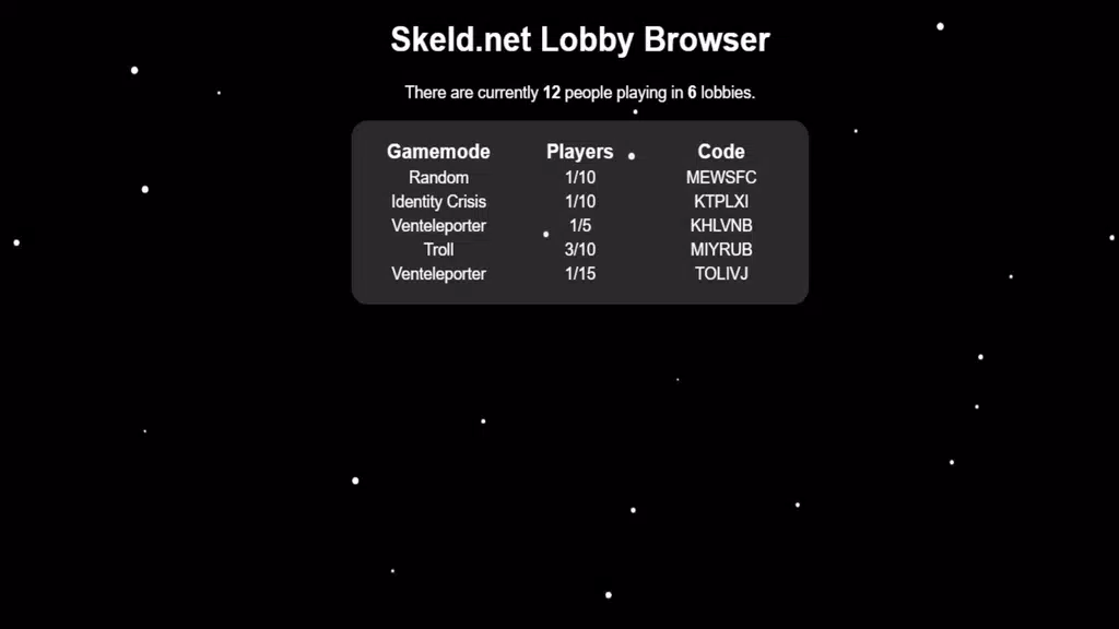 Skeld.net Among Us Mods 螢幕截圖 3