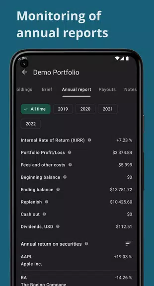 Investing portfolio tracker 螢幕截圖 3