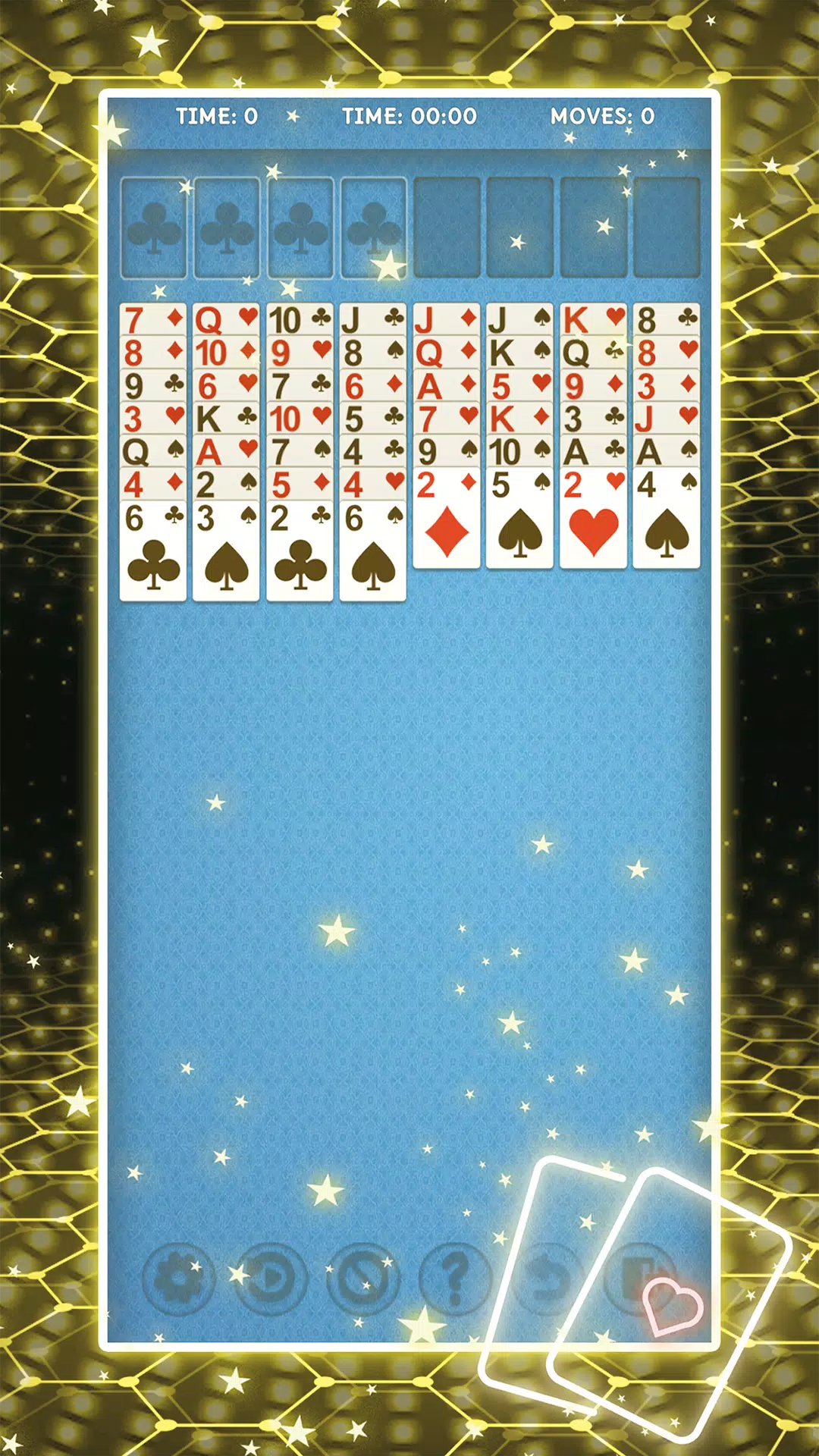 EasyCell Solitaire Game Captura de pantalla 0