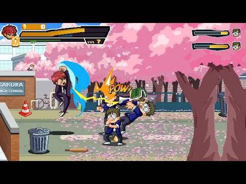 School Hero Gameplay - Classic Beat Em Up Action