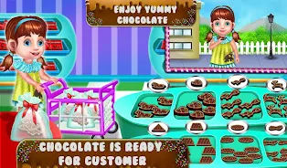 Chocolate Shop Cooking Game Tangkapan skrin 3